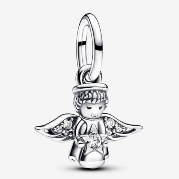 Pandora Jewelry - Authentic Pandora Sparkling Angel Dangle Charm